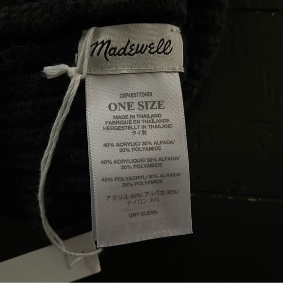 Madewell • NWT Alpaca Blend knit beanie - Picture 4 of 5